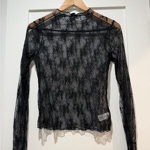 Wild Fable Black Lace Blouse